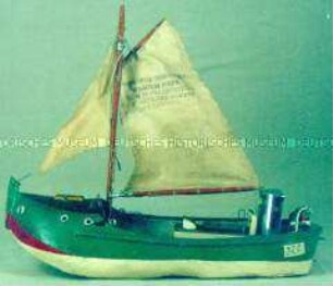 Tischzier in Form eines Segelschiffes "Einheit"