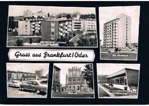 Postkarte, Frankfurt a. d. Oder - Dammvorstadt
