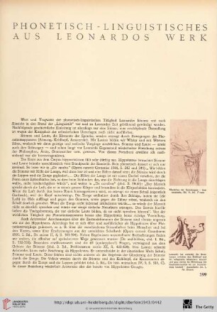 Phonetisch-linguistisches aus Leonardos Werk