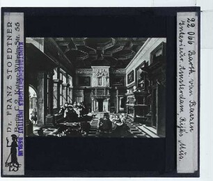 Bassen, Interieur mit Gesellschaft (Amsterdam RM SK-A-864)