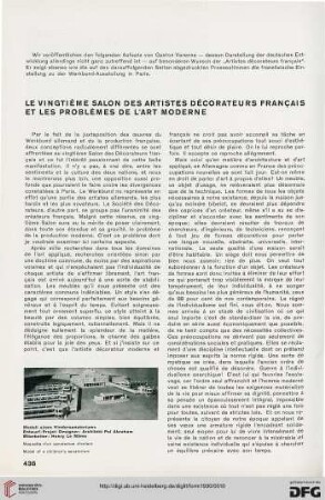 5: Le vingtième salon des artistes décorateurs français et les problèmes de l'art moderne