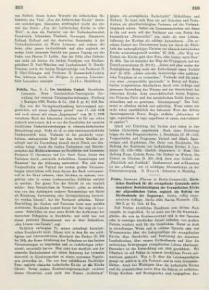 216-217 [Rezension] Priebe, Hermann, Kirchliches Handbuch für die evangelische Gemeinde
