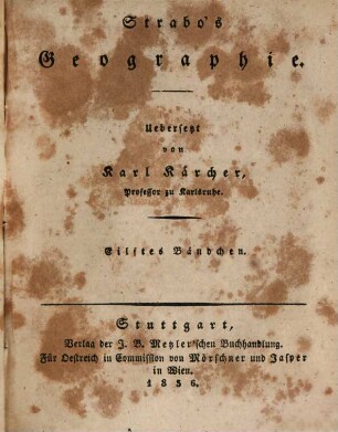 Strabo's Geographie. 11