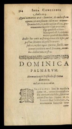 Dominica Palmarum.