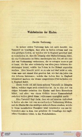 Wahrheitssinn der Hindus