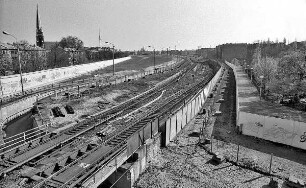 Mauerstreifen am Nordbahnhof