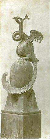 Fischer, Theodor; Stuttgart, Heusteigstr.; Sammelschulhaus - Skulptur