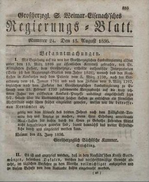 Nr. 24 : 13. August 1836