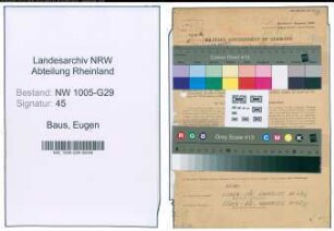 Entnazifizierung Eugen Baus , geb. 14.06.1908 (Bahnrat)