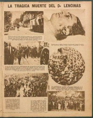 La trágica muerte del Dr. Lencinas [Fotografías]