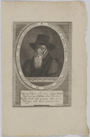 Bildnis des Theodorus à Beza