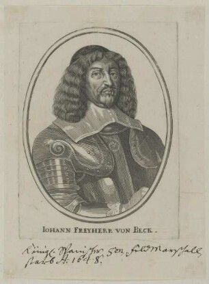 Bildnis des Iohann von Beck