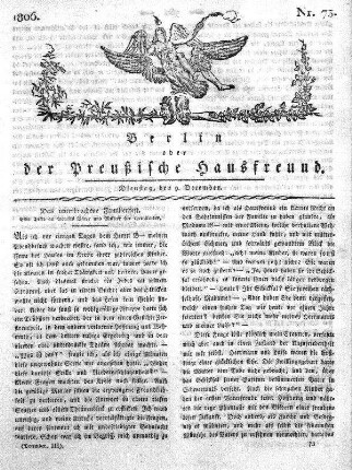 Nr. 73., 9. December 1806