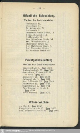 Öffentliche Beleuchtung