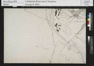 Gegend von Muldenhütten bei Freiberg und den dort befindlichen Grubenbauen