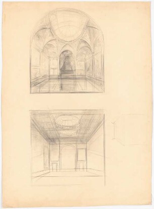 Schloss von Dr. Strousberg, Zbirow Umbau: 2 Innenansichten
