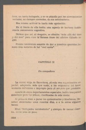 Capítulo II - Un compañero