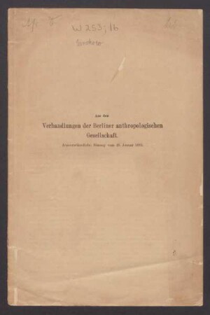 Die zur Zeit in Castan's Panopticum befindlichen Dinka
