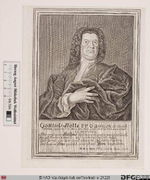 Bildnis Gottlieb Stolle