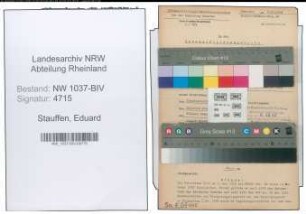 Entnazifizierung Eduard Stauffen , geb. 06.06.1893 (Verw.Angestellter)