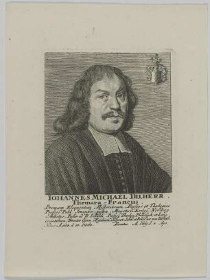 Bildnis des Iohannes Michael Dilherr