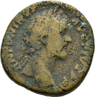 Sesterz des Antoninus Pius aus Bad Cannstatt
