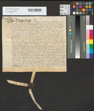 Revers des Damian Spies von Büllesheim wegen Ablösbarkeit der ihm von Erzbischof Adolf auf die Rheinzölle zu Linz und Bonn verschriebenen Renten.