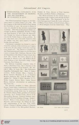 35.1908 = Nr. 137: International congress for the advancement of drawing and art teaching