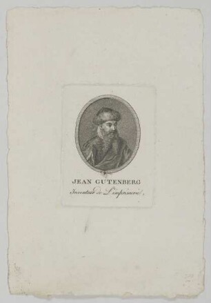 Bildnis des Jean Gutenberg