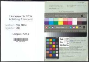 Entnazifizierung Anna Chepiel , geb. 22.02.1896 ()