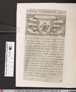 DELLA RELIGIONE DE [MONACI FLORENSI].