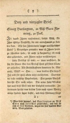 Drey und vierzigster Brief