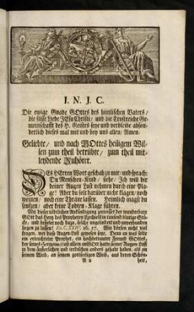 3-30, Christliche Gedächtniß-Predigt. Lebens-Lauff.