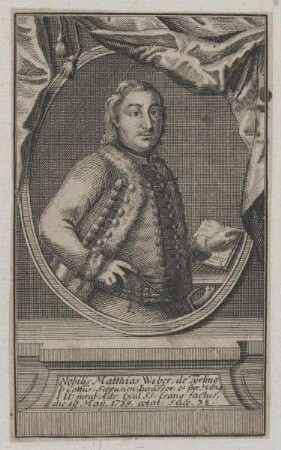 Bildnis des Matthias Weber deTyrling