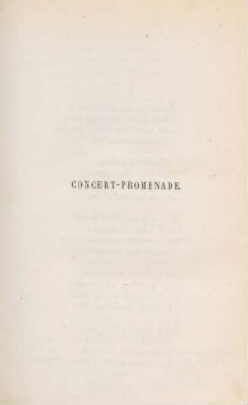 Concert-promenade