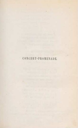 Concert-promenade