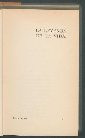 La leyenda de la vida