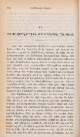 106-112 Der Aufschwung der Poesie in dem katholischen Deutschland