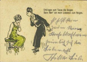 Erklingen zum Tanze die Geigen [...]