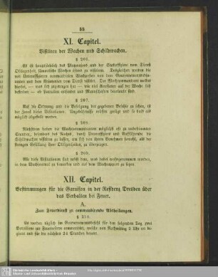 XI. Capitel. Visitiren der Wachen und Schildwachen
