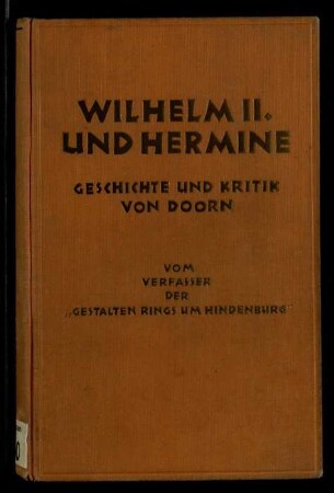 Wilhelm II. und Hermine