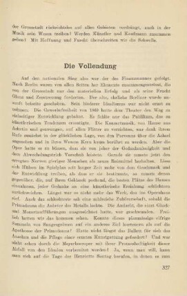 Die Vollendung