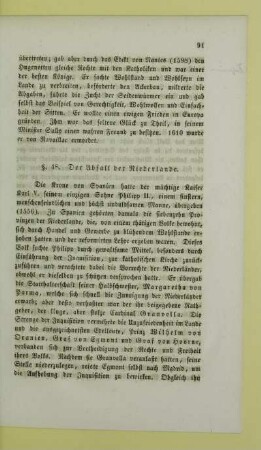 Der Abfall der Niederlande