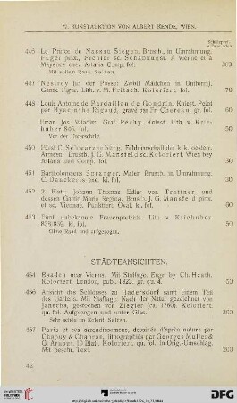 Städteansichten (Nr. 454-463)