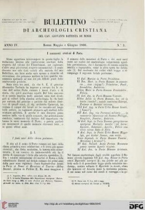 Nr. 3 (Maggio e Giugno 1866)