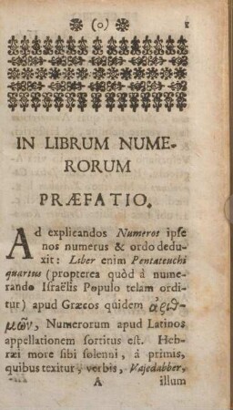 In librum numerorum.