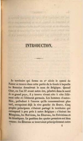 Histoire du comté de Namur