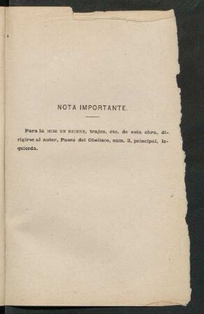 Nota importante