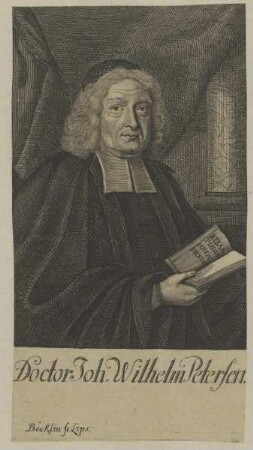 Bildnis des Johann Wilhelm Petersen
