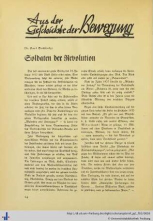 Soldaten der Revolution.
